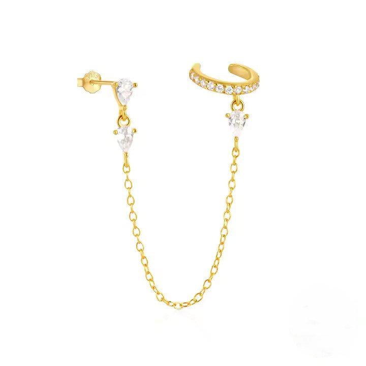 Chain Ear Cuff - Aurelias Gold