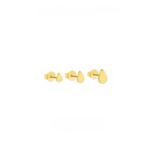 Waterdrop Shape Stud Earring - Aurelias Gold