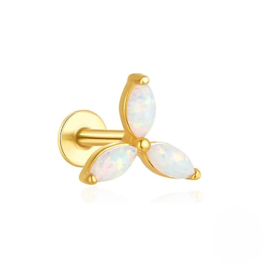 Triple Opal Piercing - Aurelias Gold
