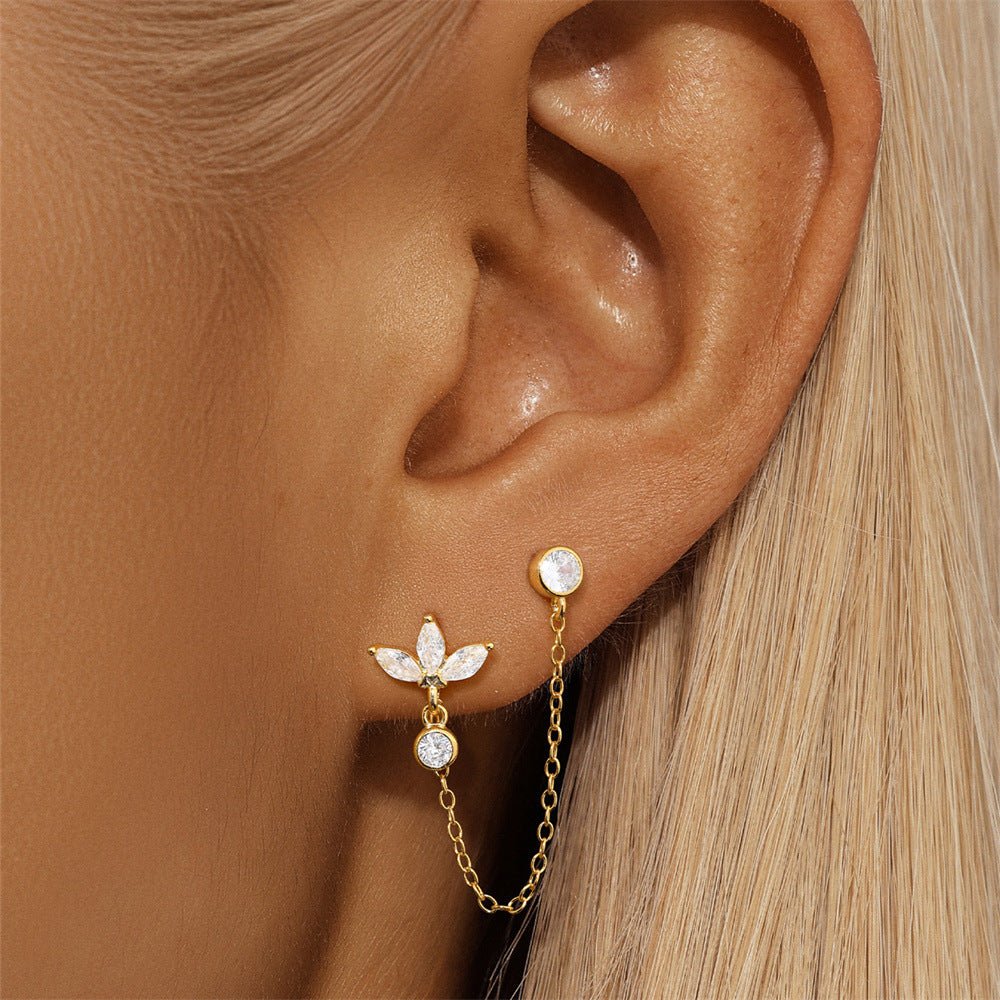 Tassel Chain Earring - Aurelias Gold