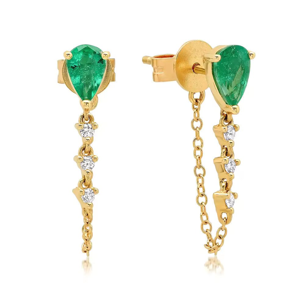 Green Water Drop - Aurelias Gold