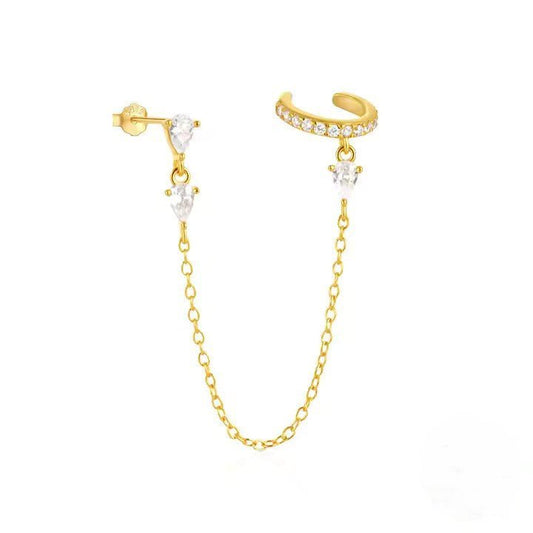 Chain Ear Cuff - Aurelias Gold